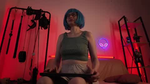 Snapshot of cyberxgoddess_ chatting on June 24, 2026, 11:37 pm Lily Goddess online show from June 24, 2026, 11:37 pm