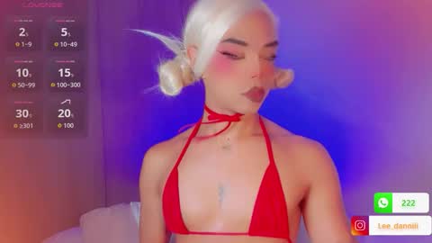 DANNI LEE online show from March 12, 2026, 7:31 pm