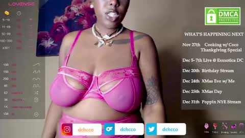 Snapshot of dchcco chatting on November 18, 2025, 12:05 am Duchess Coco - Coco Puffs online show from November 18, 2025, 12:05 am
