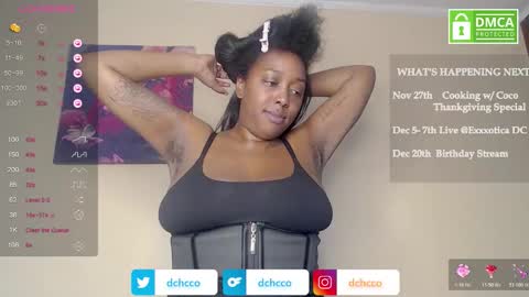 Snapshot of dchcco chatting on November 25, 2025, 4:18 pm Duchess Coco - Coco Puffs online show from November 25, 2025, 4:18 pm
