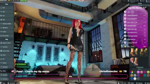 Snapshot of deshonesta chatting on March 7, 2026, 9:50 am The Goddess online show from March 7, 2026, 9:50 am