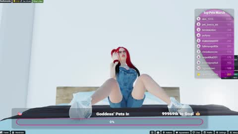 Snapshot of deshonesta chatting on March 22, 2026, 9:23 am The Goddess online show from March 22, 2026, 9:23 am