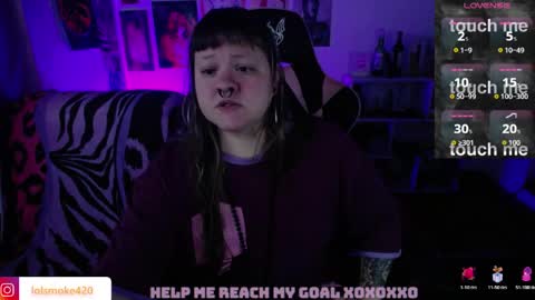 Snapshot of destroyall420 chatting on May 12, 2026, 8:55 am Lola Bdsm and fries online show from May 12, 2026, 8:55 am