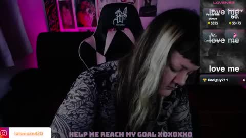 Snapshot of destroyall420 chatting on June 6, 2026, 2:55 pm Lola Bdsm and fries online show from June 6, 2026, 2:55 pm