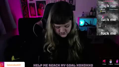 Snapshot of destroyall420 chatting on June 19, 2026, 8:18 am Lola Bdsm and fries online show from June 19, 2026, 8:18 am