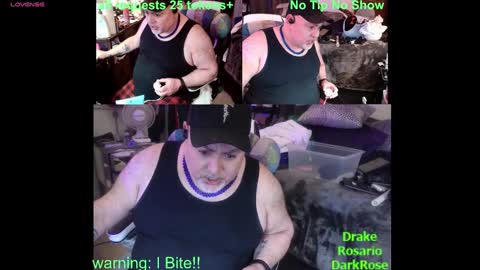 Drake D Vamp aka Drake DarkRose online show from January 25, 2025, 12:38 am