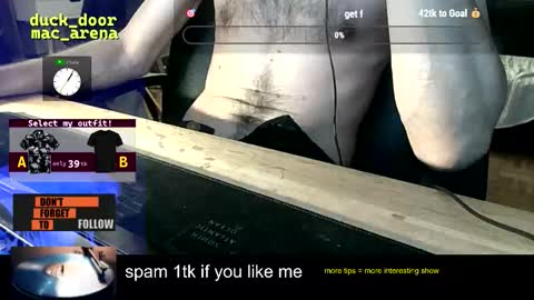 Snapshot of duck_door_mac_arena chatting on September 15, 2025, 11:05 pm duck_door_mac_arena online show from September 15, 2025, 11:05 pm