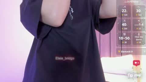 Snapshot of elaia_bridge chatting on July 16, 2026, 11:49 am E L A I A online show from July 16, 2026, 11:49 am