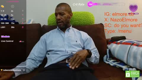 Snapshot of elmorenazogt chatting on December 13, 2024, 3:49 am My name is Elmore. Please say hello I like to chat with you. If you have requests or dirty talk please use tip online show from December 13, 2024, 3:49 am