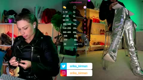 Snapshot of erika_kirman chatting on January 9, 2026, 2:31 pm Erika online show from January 9, 2026, 2:31 pm