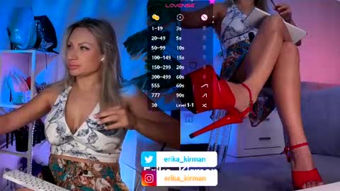 Snapshot of erika_kirman chatting on July 4, 2026, 11:16 am Erika online show from July 4, 2026, 11:16 am