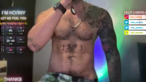 Snapshot of felix_candela chatting on August 7, 2026, 5:31 am Felix Candela online show from August 7, 2026, 5:31 am