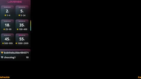 franciefreckle online show from November 12, 2025, 2:28 pm