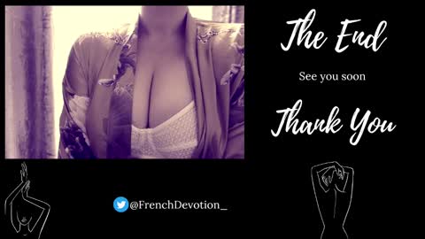 Snapshot of french_devotion chatting on December 18, 2024, 10:13 pm Louise or Lou 3 online show from December 18, 2024, 10:13 pm