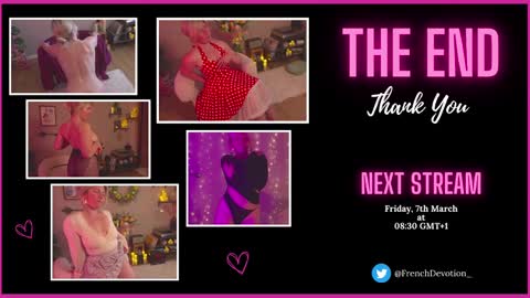 Snapshot of french_devotion chatting on March 6, 2025, 2:40 pm Louise or Lou 3 online show from March 6, 2025, 2:40 pm