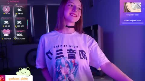 Snapshot of goddessakiko chatting on February 17, 2025, 3:31 pm Akiko online show from February 17, 2025, 3:31 pm