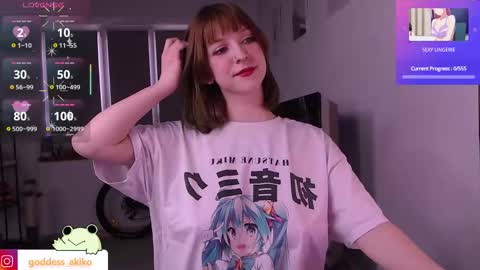 Snapshot of goddessakiko chatting on March 9, 2025, 11:14 am Akiko online show from March 9, 2025, 11:14 am