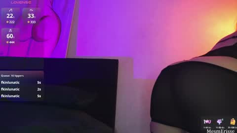 Snapshot of goddesseriss chatting on February 11, 2025, 8:48 am MesmErisse online show from February 11, 2025, 8:48 am