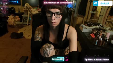 Goth Elf online show from January 15, 2025, 1:02 am