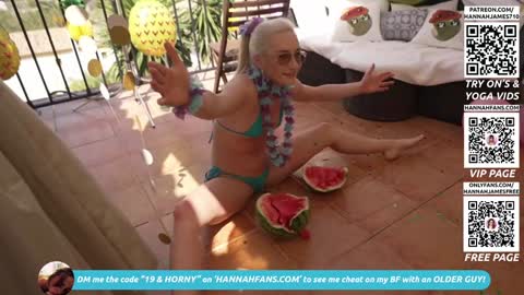 Hannah James online show from October 9, 2025, 3:43 pm