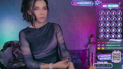 Snapshot of hell_on_heels_ chatting on June 13, 2026, 8:07 pm - show loyalty and subscribe - online show from June 13, 2026, 8:07 pm