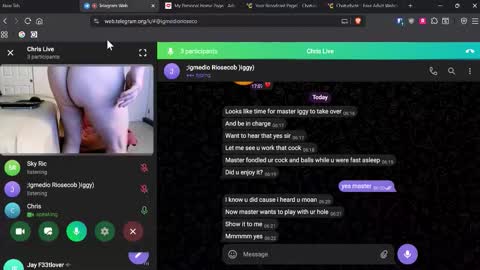 Snapshot of icihristopher chatting on October 13, 2025, 1:22 pm Christopher online show from October 13, 2025, 1:22 pm