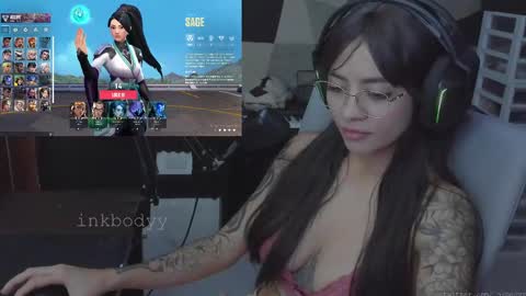 Snapshot of inkbodyy chatting on March 9, 2025, 1:46 am Dayana online show from March 9, 2025, 1:46 am