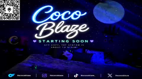 Snapshot of itscocoblaze chatting on June 19, 2026, 4:22 pm CoCo Blaze online show from June 19, 2026, 4:22 pm