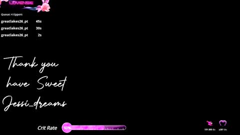 Snapshot of jessi_dreams chatting on March 4, 2025, 6:58 am Jessica Gomez online show from March 4, 2025, 6:58 am