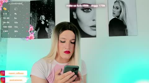 Snapshot of jessicameron chatting on January 8, 2025, 3:19 am JESSI AND NAOMI online show from January 8, 2025, 3:19 am