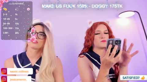 Snapshot of jessicameron chatting on March 3, 2025, 4:25 am JESSI AND NAOMI online show from March 3, 2025, 4:25 am