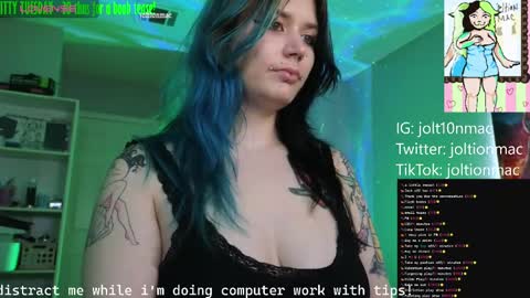 Snapshot of joltionmac chatting on December 3, 2024, 8:06 pm JoltionMac JJ online show from December 3, 2024, 8:06 pm