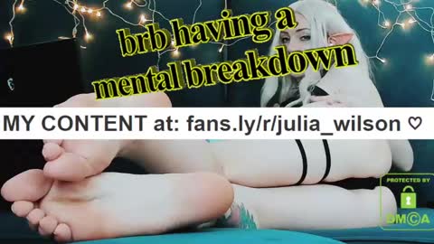 Snapshot of julia_wilson chatting on January 5, 2025, 6:24 pm ALL MY CONTENT at online show from January 5, 2025, 6:24 pm