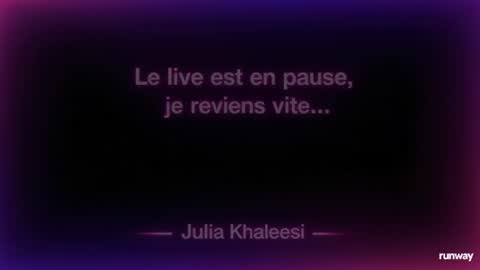 Julia Khaleesii online show from June 9, 2026, 6:08 pm
