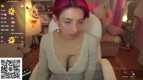 Snapshot of kittygrey chatting on October 24, 2025, 8:38 pm Samantha Grey online show from October 24, 2025, 8:38 pm