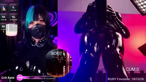 Snapshot of latexrubydoll chatting on March 20, 2026, 2:38 am Latex Ruby online show from March 20, 2026, 2:38 am