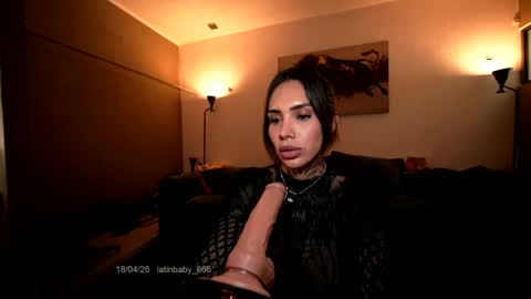 Snapshot of latinbaby_666 chatting on April 18, 2026, 4:11 pm Kattiia INSTAGRAM bazanakattiia If you like my show give me a like please I LOVE YOU online show from April 18, 2026, 4:11 pm