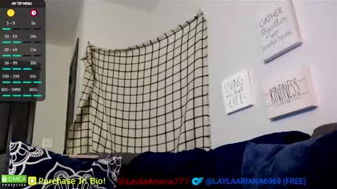 LaylaAriana online show from May 1, 2026, 6:12 pm