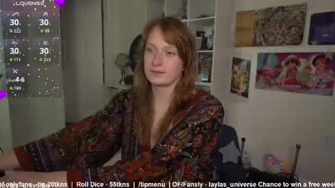 Layla Universe online show from July 16, 2026, 11:33 pm