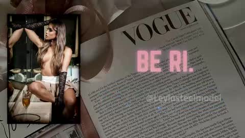 INSTA leylasteel model         online show from February 27, 2025, 11:20 am