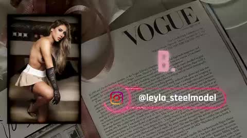 INSTA leylasteel model         online show from April 5, 2026, 4:26 pm