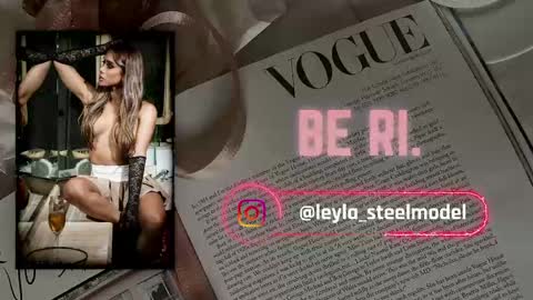 INSTA leylasteel model         online show from May 26, 2026, 3:52 pm