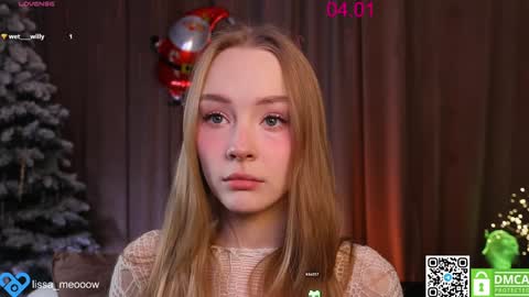 Snapshot of lissa_meooow chatting on January 4, 2025, 3:40 am your Liza again. Next stream Dec. 1 at 2 or 3 GMT online show from January 4, 2025, 3:40 am