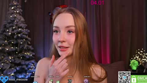 Snapshot of lissa_meooow chatting on January 4, 2025, 12:49 pm your Liza again. Next stream Dec. 1 at 2 or 3 GMT online show from January 4, 2025, 12:49 pm