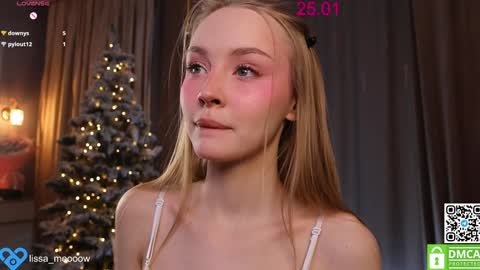 Snapshot of lissa_meooow chatting on January 25, 2025, 4:23 am your Liza again. Next stream Dec. 1 at 2 or 3 GMT online show from January 25, 2025, 4:23 am