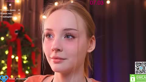 Snapshot of lissa_meooow chatting on March 7, 2025, 4:24 am your Liza again. Next stream Dec. 1 at 2 or 3 GMT online show from March 7, 2025, 4:24 am