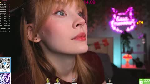 Snapshot of lissa_meooow chatting on September 14, 2025, 6:23 am your Liza again. Next stream Dec. 1 at 2 or 3 GMT online show from September 14, 2025, 6:23 am
