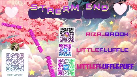 Snapshot of littleflufflepuff chatting on January 9, 2025, 9:58 pm Riza Riri Puff online show from January 9, 2025, 9:58 pm