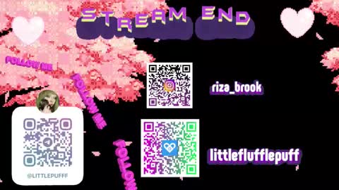 Snapshot of littleflufflepuff chatting on September 24, 2025, 12:47 am Riza Riri Puff online show from September 24, 2025, 12:47 am