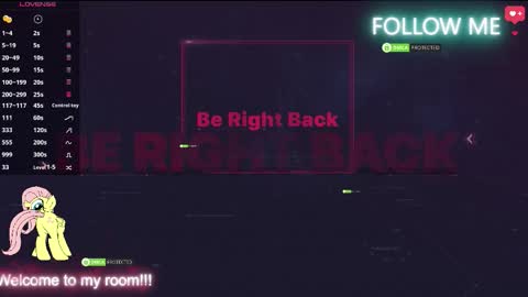 Snapshot of littlepony13 chatting on March 8, 2026, 12:09 pm Aleona online show from March 8, 2026, 12:09 pm